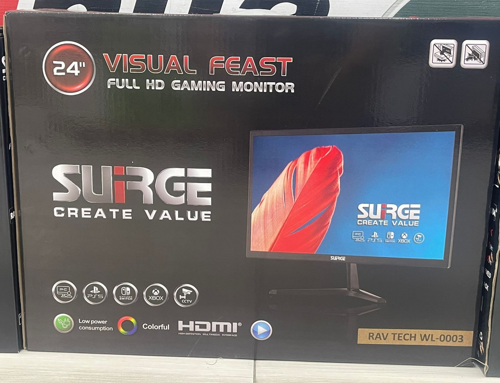 24” Wide screen full HD monitor — Gaming Gorillas Centurion