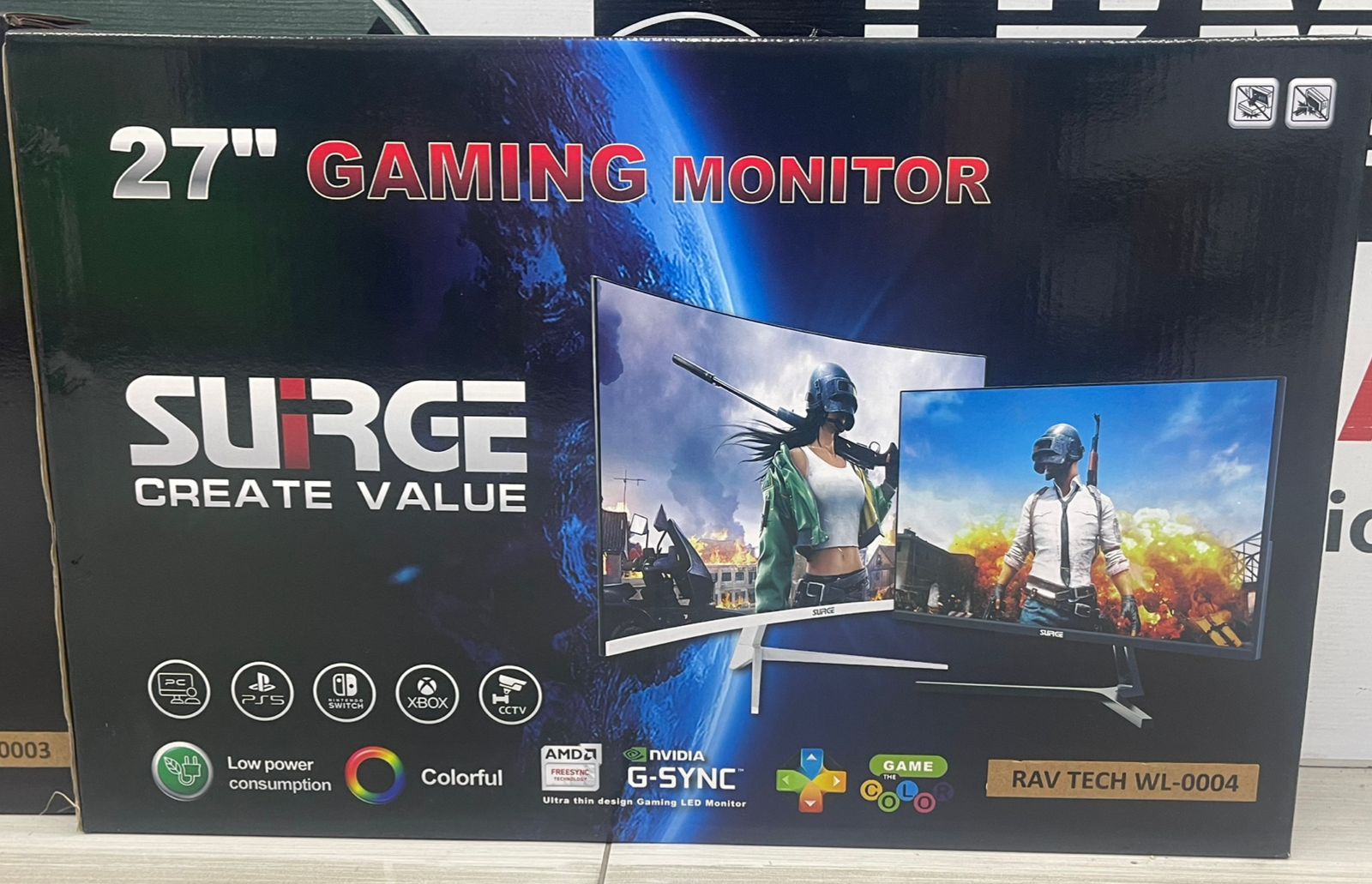 27” Curve screen full HD monitor — Gaming Gorillas Centurion