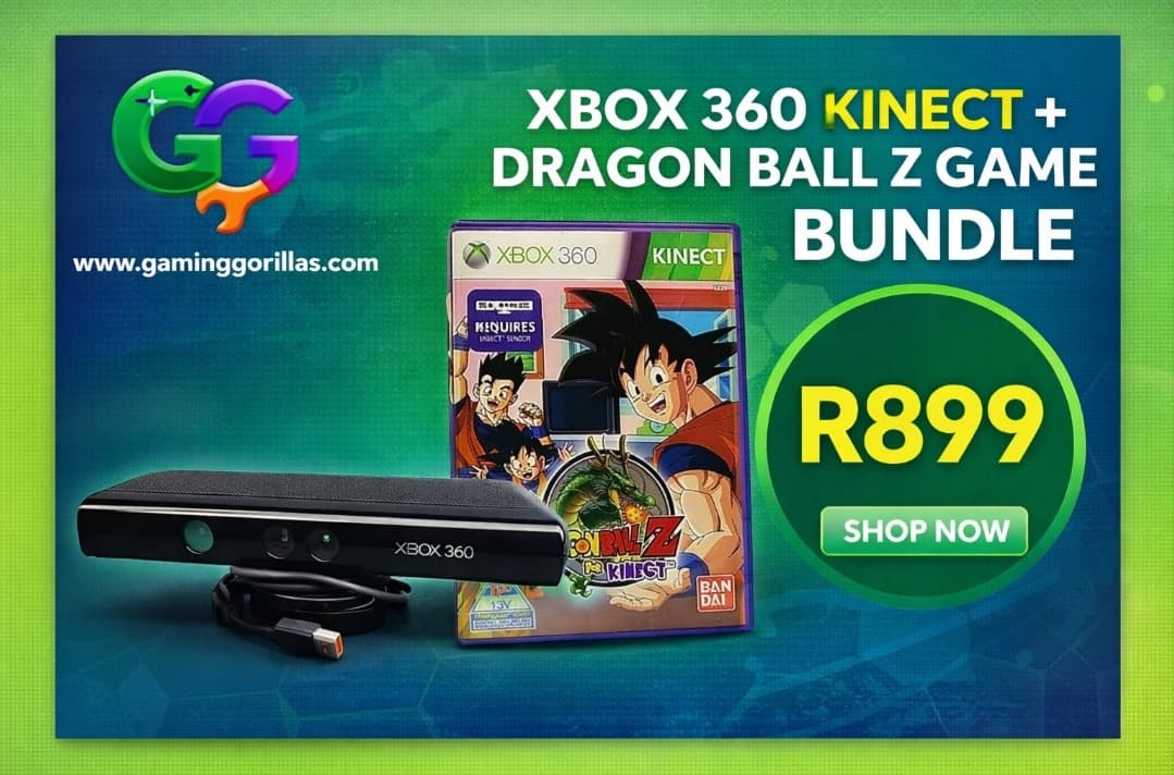 Xbox360 Dragonball Z for kinect game + free mousepad — Gaming Gorillas Centurion