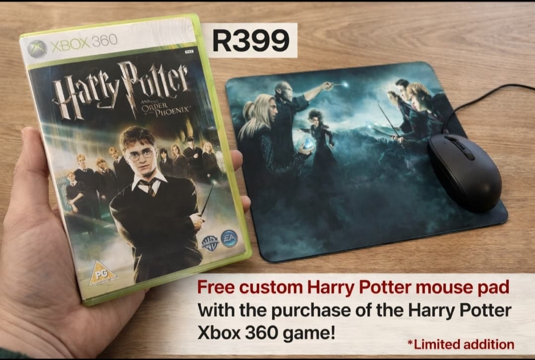 Xbox 360 Harry Potter and the order of the phoenix game + free mousepad — Gaming Gorillas Centurion