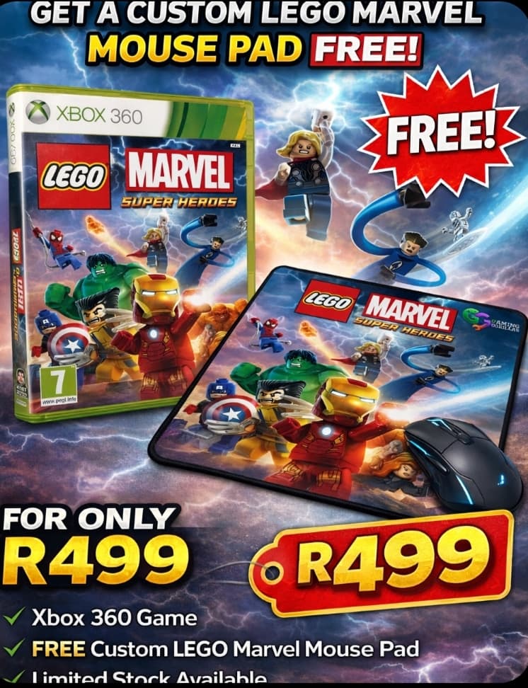 Xbox360 Marvel Super Heroes + free mousepad — Gaming Gorillas Centurion